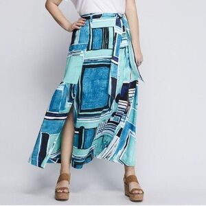 Lane Bryant Printed Tiered Maxi Skirt NWT Size 22/24